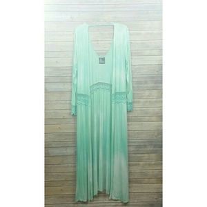 Sin Clarity Jules Duster IN GREEN Size Large